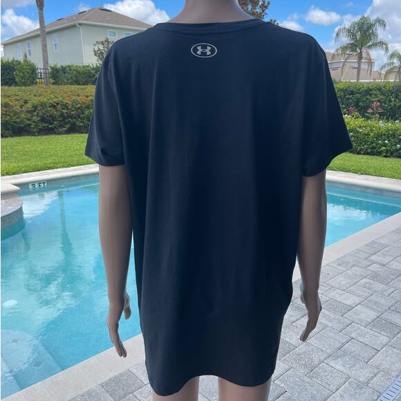 NWT Under Armour Black T-shirt  Unisex Sz XL NWT - Picture 2 of 6